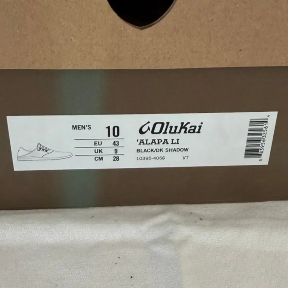 Olukai Alapa Li Men's Casual Shoes Black / Dark Shadow Size 10 NWT - Picture 8 of 10